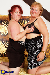 Evie & Hiltrude Mature Redhead Lingerie photo 05 Mature NL gallery