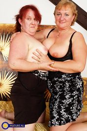 Evie & Hiltrude Mature Redhead Lingerie photo 06 Mature NL gallery