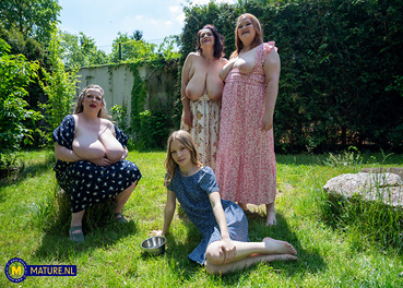 Gertruda & Maya Sinn & Venus Aurea & Xxl Lady Mature Brunette Big Tits photo 06 Mature NL gallery